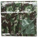 Bâche agricole camouflage Woodland 1.9x3 m avec oeillets - Bhâce agricole woodland 2x3m avec oeilletsh