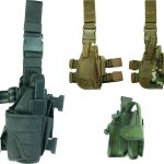 Viper Adjustable thigh holster - BLACK