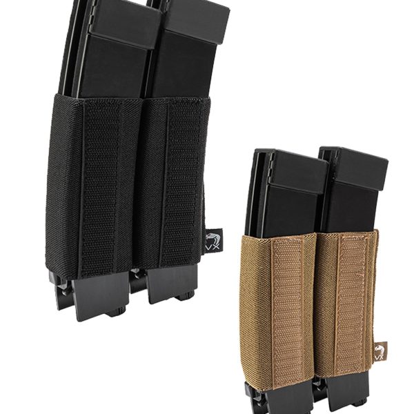 Viper VX SMG double mag pouch - BLACK