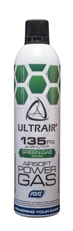 Bouteille de Gaz airsoft Ultrair Vert ASG - Bouteille GAZ ASG VERT Ultrair