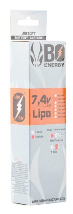 2 sticks batterie Lipo 2S 7.4V 1000mAh 25C - 2 sticks - 1000mAh 25C - Mini Tamyia - obrazek 4