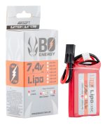 1 stick batterie Lipo 2S 7.4V 1200mAh 25C Peq - 1 Stick - 1200mAh 25C - Mini Tamyia