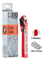 2 sticks batterie Lipo 2S 7.4V 1200mAh 25C - 2 sticks - 1200mah 25C - Mini Tamyia