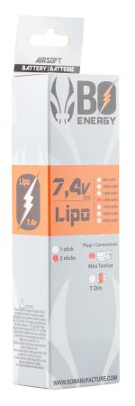 2 sticks batterie Lipo 2S 7.4V 1300mAh 25C - 2 sticks - 1300mAh 25C - Mini Tamyia - obrazek 4
