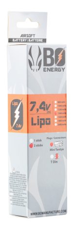 2 sticks batterie Lipo 2S 7.4V 1300mAh 25C - 2 sticks - 1300mAh 25C - Mini Tamyia - obrazek 3