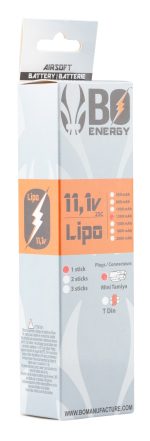 1 stick batterie Lipo 3S 11.1V 1300mAh 25C - 1 stick - 1300mAh 25C - T-Dean - obrazek 3