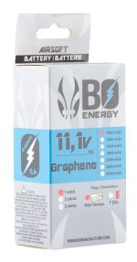 1 stick batterie Graphene 3S 11.1V 1000mAh 70C Lipo - 1 stick - 1000mAh 70C - Mini TAMYIA - obrazek 3