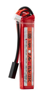 1 stick batterie Lipo 3S 11.1V 1000mAh 25C - 1 stick - 1000mAh 25C - Mini Tamyia - obrazek 2
