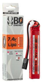1 stick batterie Lipo 2S 7.4V 1800mAh 25C - 1 stick - 1800mAh 25C - Mini Tamyia