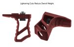 Handstop Grip Aluminium Keymod - ROUGE - obrazek 4