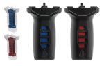 Grip Super slim M-LOK avec inserts rouge et bleu - - obrazek 2