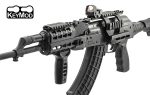 Keymod Super slim Grip with red and blue inserts - - obrazek 3