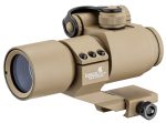 Red and Green Dot scope with Cantilever Mount tan - - obrazek 2