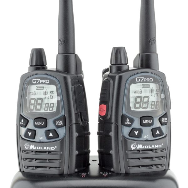 Walkie Talkies G7 PRO - Midland - Two G7 PRO talkies + charger