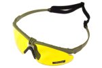 Lunettes Battle Pro Thermal Vert/Jaune - Nuprol - Verre jaune