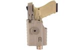 Holster rigide G17 réplique et lampe - Tan - obrazek 3