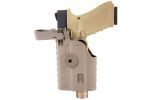 Holster rigide G17 réplique et lampe - Tan - obrazek 4