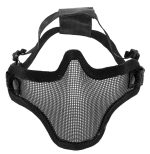 Bottom of mesh mask v1 - Black - Black mask