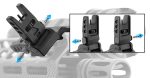 Inclined UTG handlebar 45 degrees - Front sight - obrazek 2