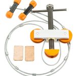 Portable press for compound bow -