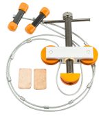 Portable press for compound bow -