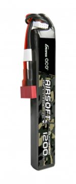 Batterie Lipo 11.1V 1200mAh 25C 1 sticks T-DEAN Genspow - 11.1V 1200mAh 25C 1 élément T Plug