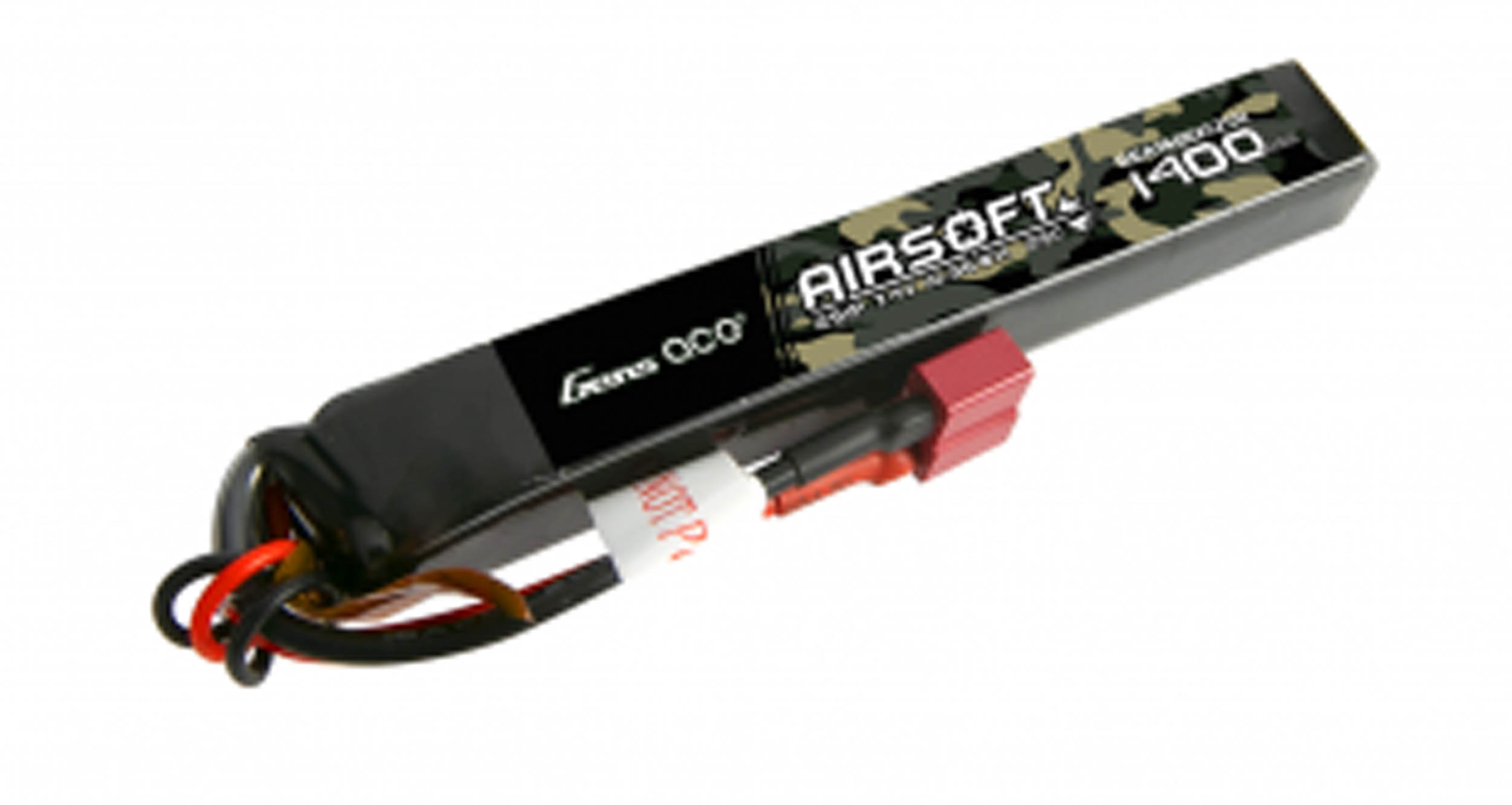 BAT124-1 Batterie Lipo 2S 7.4V 1400mAh 25C 1 stick Genspow - 7.4V 1400mah T Plug - obrazek 1