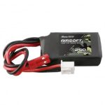 Batterie Lipo 7.4V 250mah 35C 1 élément Genspow -