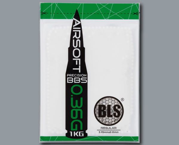 Billes BLS 0,36g Ultimate Heavy – Sachet de 1000 unités - CARTON DE 40 SACHETS DE BILLES BLS STD 1000 Billes - 0.36g