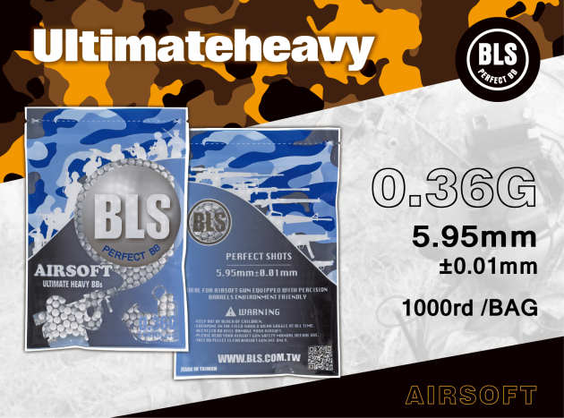 BB2015 Billes biodégradables BLS 0,36g – Sachet de 1000 billes - Sachet 1000rds - BIO - 0.36g BLS - obrazek 1