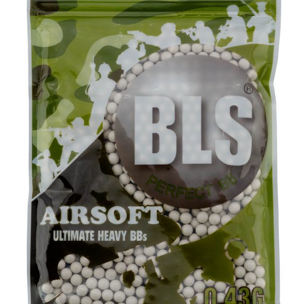 BLS Precision Balls 0.43 g White x1000 - BB BILLES BLS STD SACHET 1000rds - 0.43g - 1BA-H43