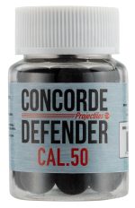 Cal. 50 - Billes de Défense caoutchouc -Pot de 30 billes - Pot de 30 billes caoutchouc
