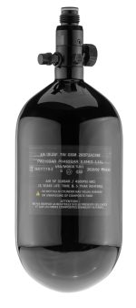 Bouteille BO Carbone vernis noir + régulateur 4500 PSI - 0.8 L et Régulateur 4500Psi - obrazek 4