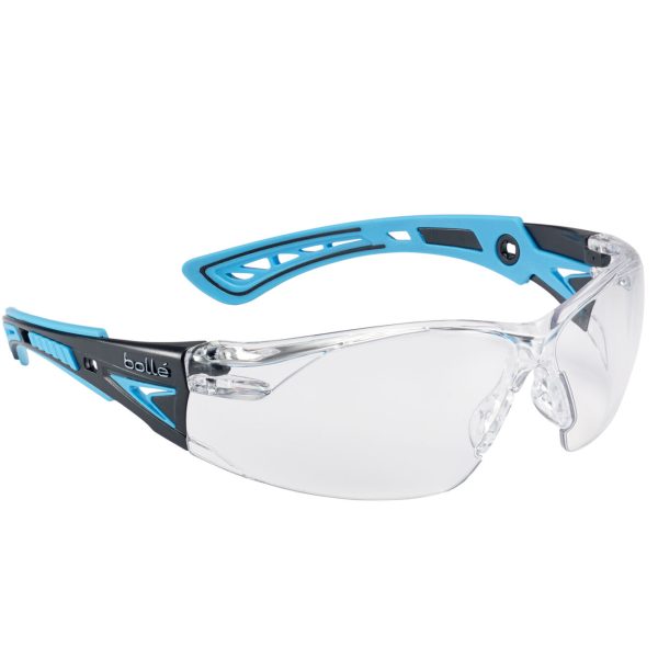 BOLLE RUSH+ Platinum sunglasses with clear lenses -