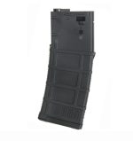 M4 black AEG 30/135 rounds magazine - Pack 5 AEG Mid-cap M4 magazine black 30/135 rounds - obrazek 3