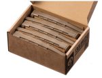 Pack de 5 chargeurs Mid-cap Speed 130 billes pour M4 AEG Tan - CHARGEUR LT 130 rds POLYMER M4/M16 TAN  PACK DE 5 - obrazek 2