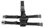 Etui tactique de cuisse en cordura - Etui tactique cuisse Noir - obrazek 2