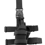 Etui tactique de cuisse en cordura - Etui tactique cuisse Noir