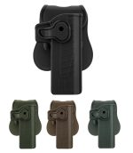 Holster rigide Quick Release pour Hi-Capa Droitier - Noir
