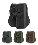 Holster rigide Quick Release pour pistolet type Glock 17 Droitier - TAN