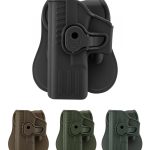 Holster rigide Quick Release pour pistolet type Glock 17 Gaucher - TAN