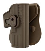 Holster rigide Quick Release pour pistolet type Glock 17 Droitier - TAN - obrazek 3