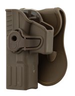 Holster rigide Quick Release pour pistolet type Glock 17 Gaucher - TAN - obrazek 5