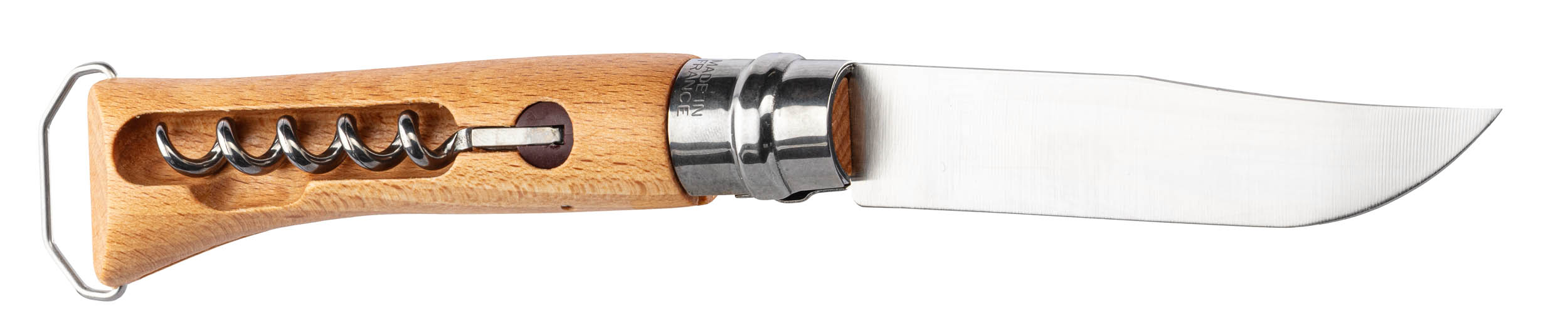 LC246-12 Couteau Opinel numéro 10 - décapsuleur tire-bouchon - OPINEL COUTEAU TIRE BOUCHON-DECAPSULEUR N°10 - obrazek 1