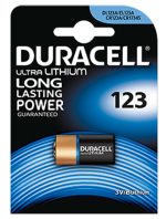 Pile Lithium CR123 3 volts - Duracell - CR123 - obrazek 2