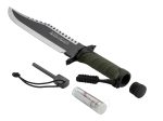 K25 Couteau de survie Corde + Allume-feu + étui - Couteau de survie - obrazek 2