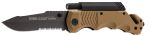 Tactical folding knife / survival - K25 Tan - obrazek 3