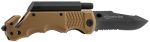 Tactical folding knife / survival - K25 Tan - obrazek 4