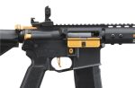 Réplique AEG LT-36 Archon Lancer Tactical Gen3 Noir/Gold - AEG Lancer Tactical Gen 3 Archon 9'' M-LOK M4 airsoft - obrazek 6