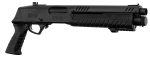 Réplique fusil à pompe FABARM STF12 Short Initial Gaz - FABARM STF12 short Noir